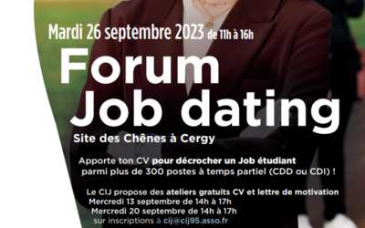 Forum job dating de CY Cergy Paris Université !