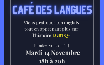 La Café des Langues est de retour au CIJ !